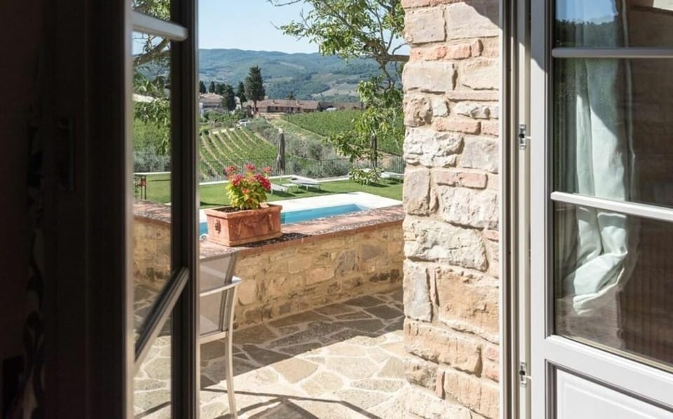 Amenities, Balcony / Terrace / Patio, Building Exterior, Facilities, Outdoor, Pool, Scenic View, Spring, Summer