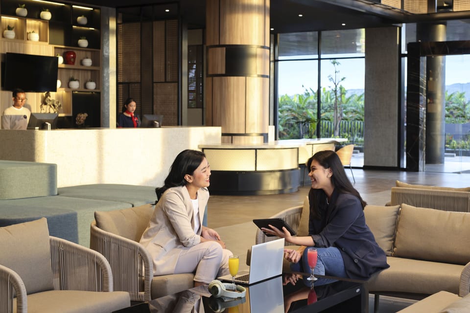 Lobby sitting area