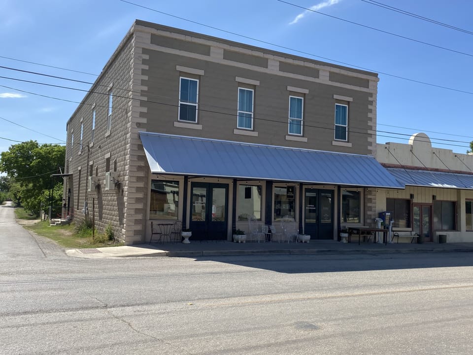 Central Provisions, 1 block away, open Wedn-Sat, antiques, food, beer, and wine