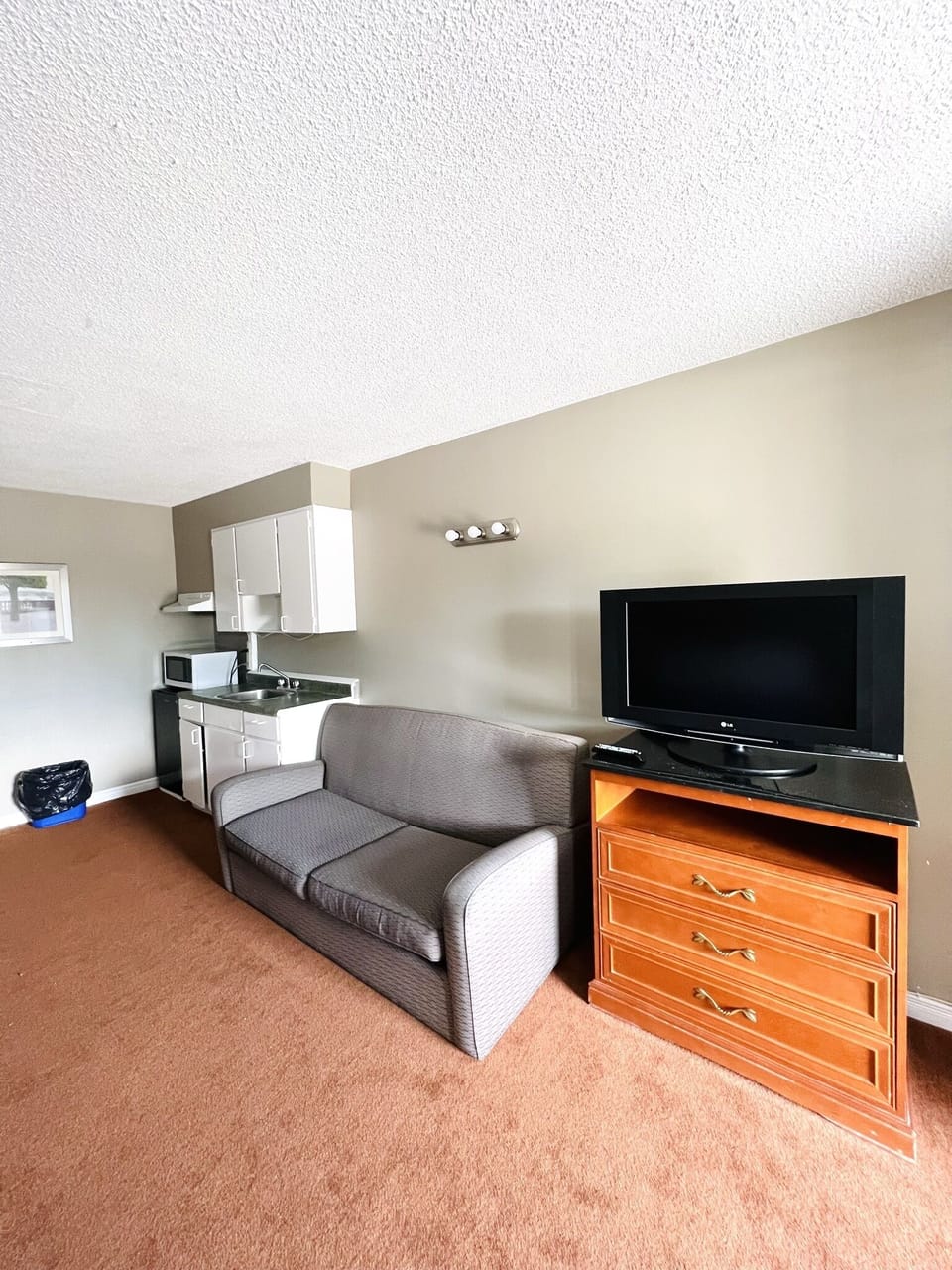 Standard Room, 2 Double Beds | Living area | TV