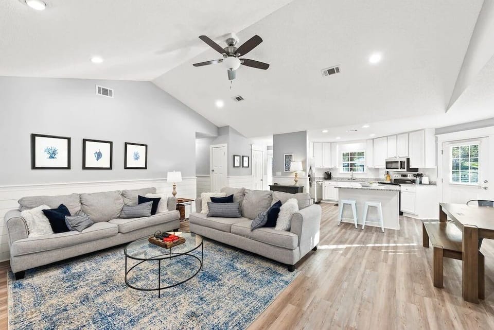 Open concept living space. Plenty of room for entertaining.