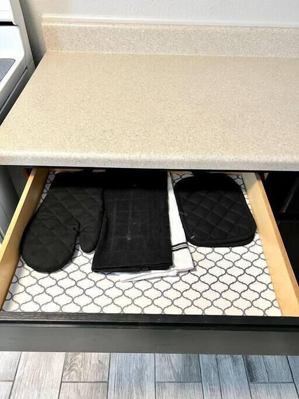 Towels and mitts too