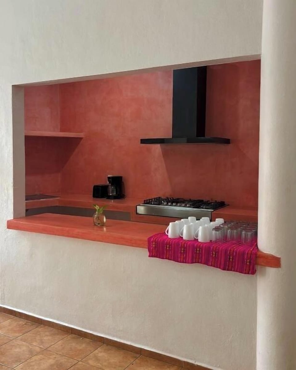 Microwave, stovetop, toaster, rice cooker