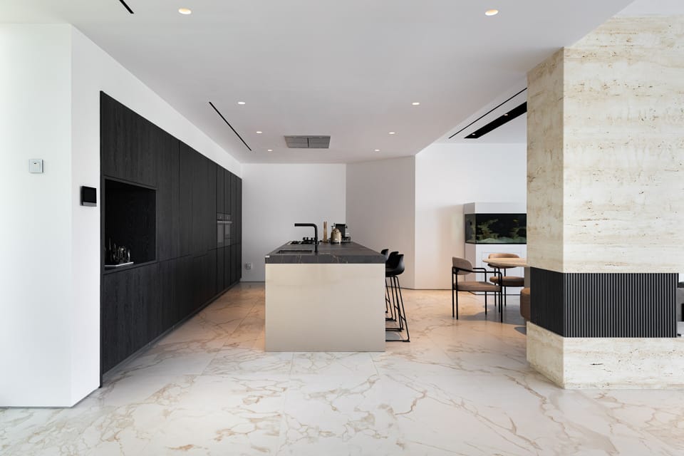 Exclusive Villa, 5 Bedrooms, Private Pool, Beachfront | Private kitchen | Full-size fridge, microwave, oven, stovetop