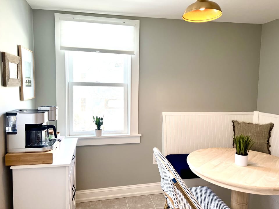 Second Floor: Breakfast nook with coffee station off of kitchen