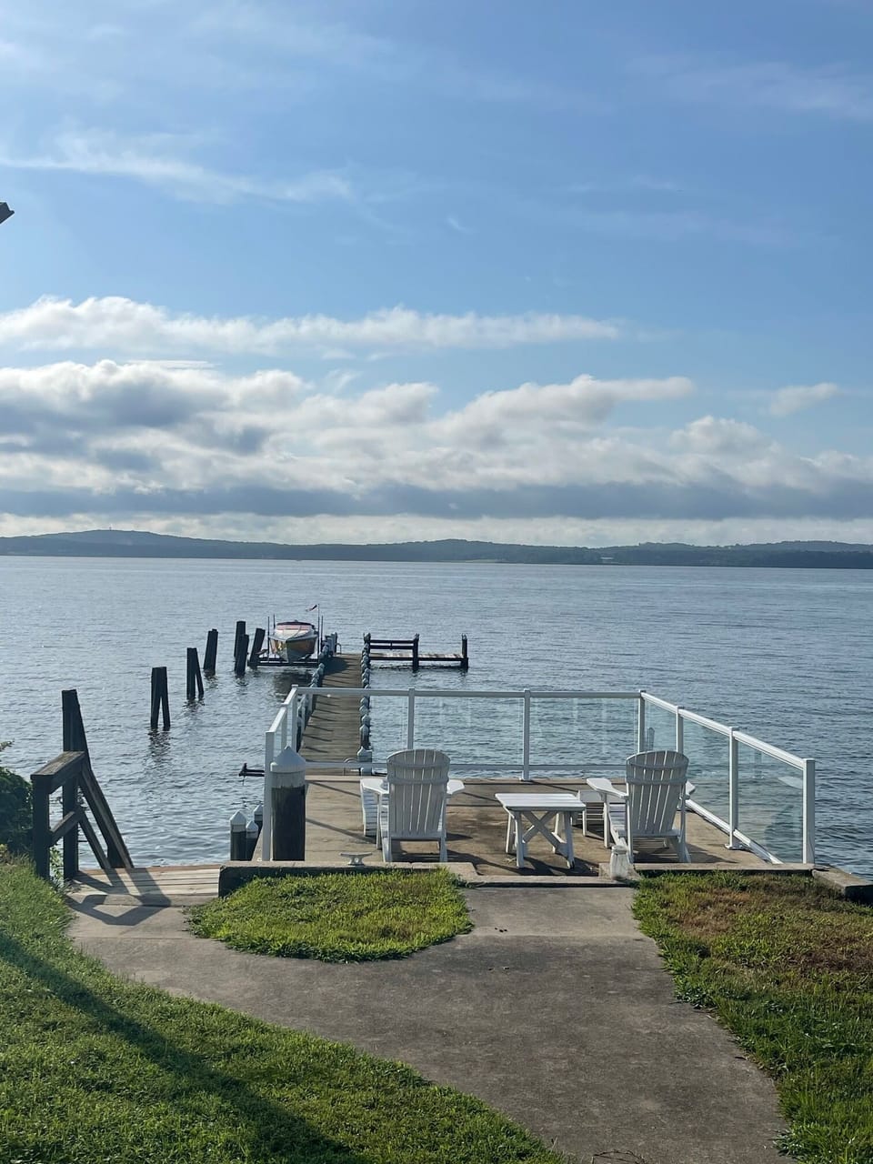 Boathouse patio