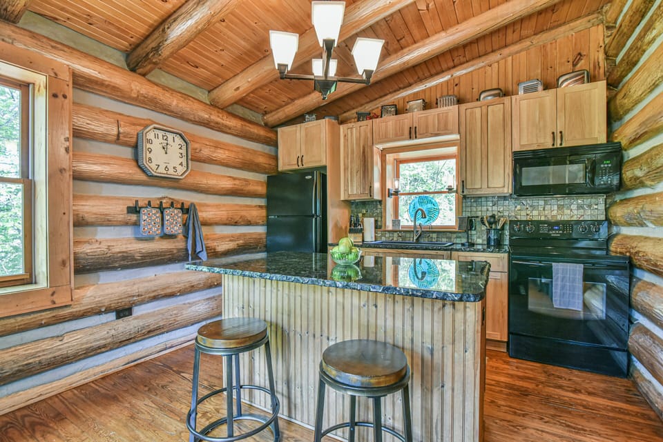 Well Equipped Kitchen.