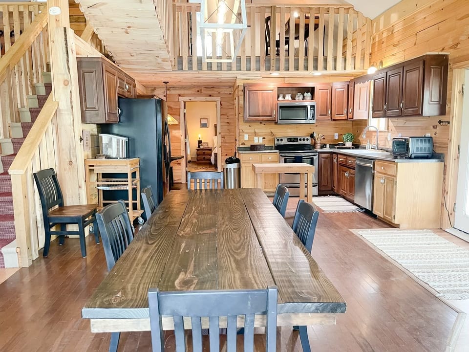 Dining and Kitchen area with lots of room for everyone