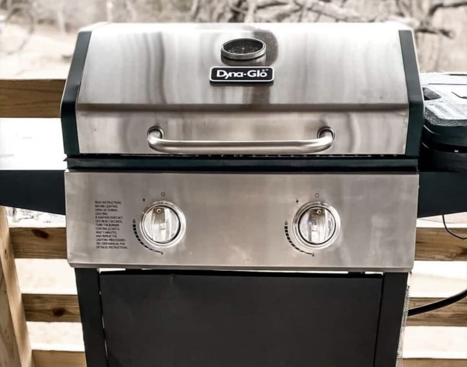 Gas grill and utencils available year round