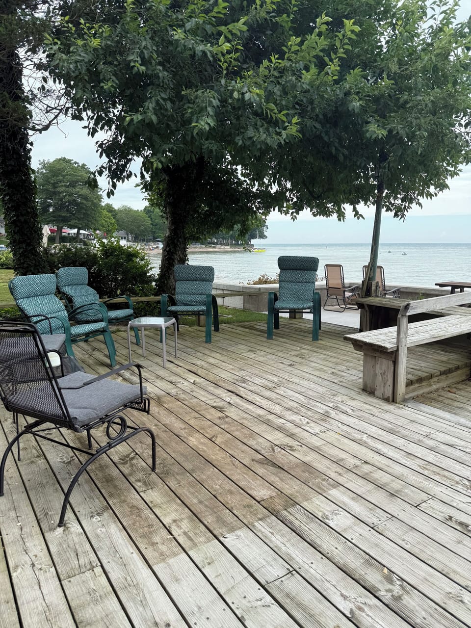 Lake deck