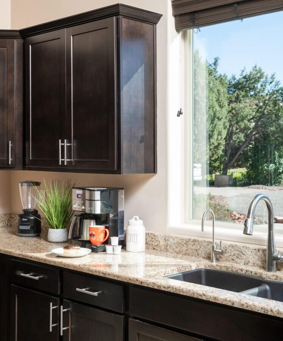 Make coffee by the pot or the cup with our combination coffee maker