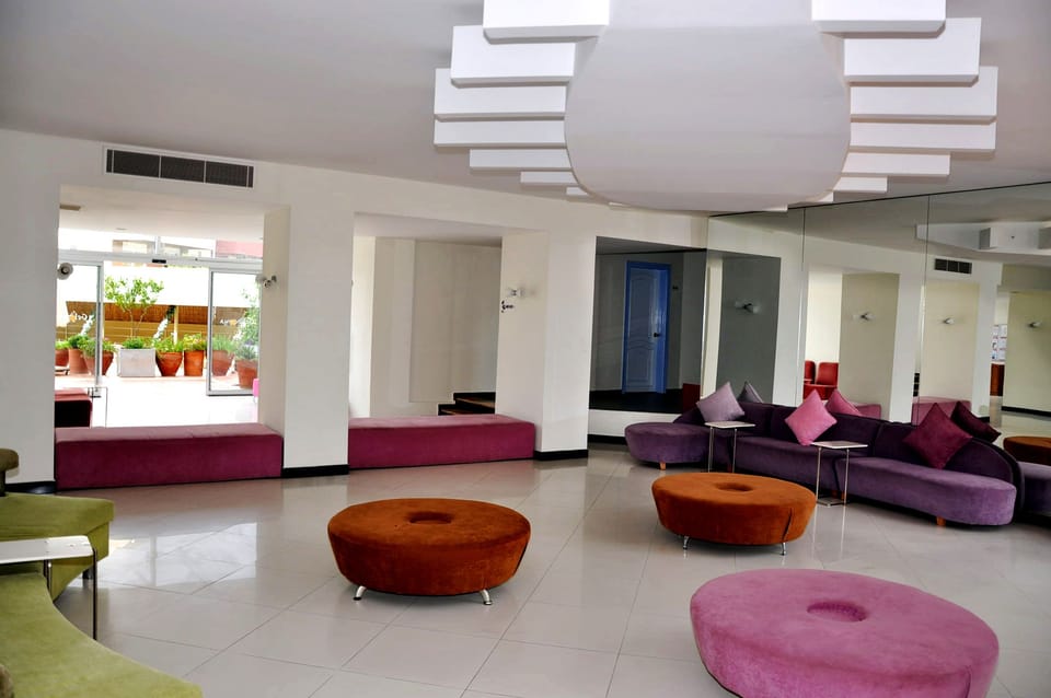 Lobby sitting area
