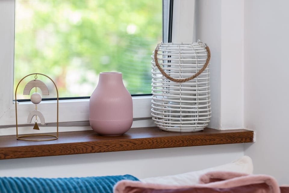 The bedroom offering a serene retreat with a comfortable double bed.