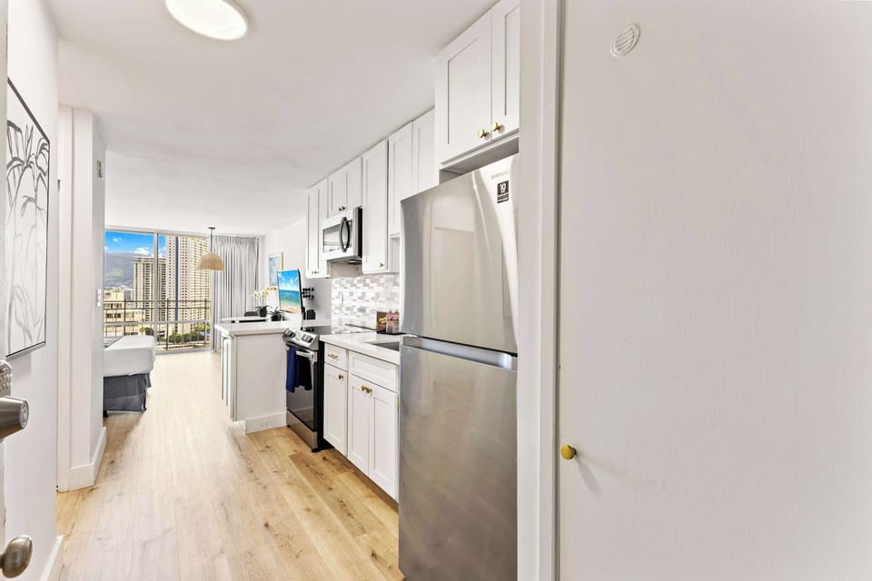 View of the unit from the front door