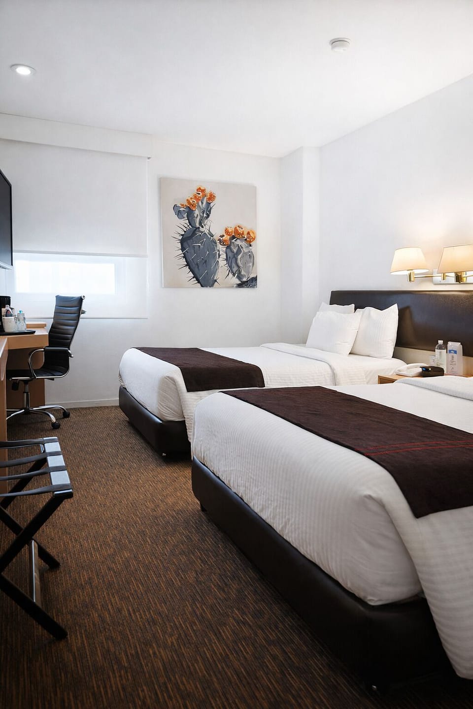 Room, 2 Double Beds (Preferencial) | In-room safe, desk, laptop workspace, iron/ironing board