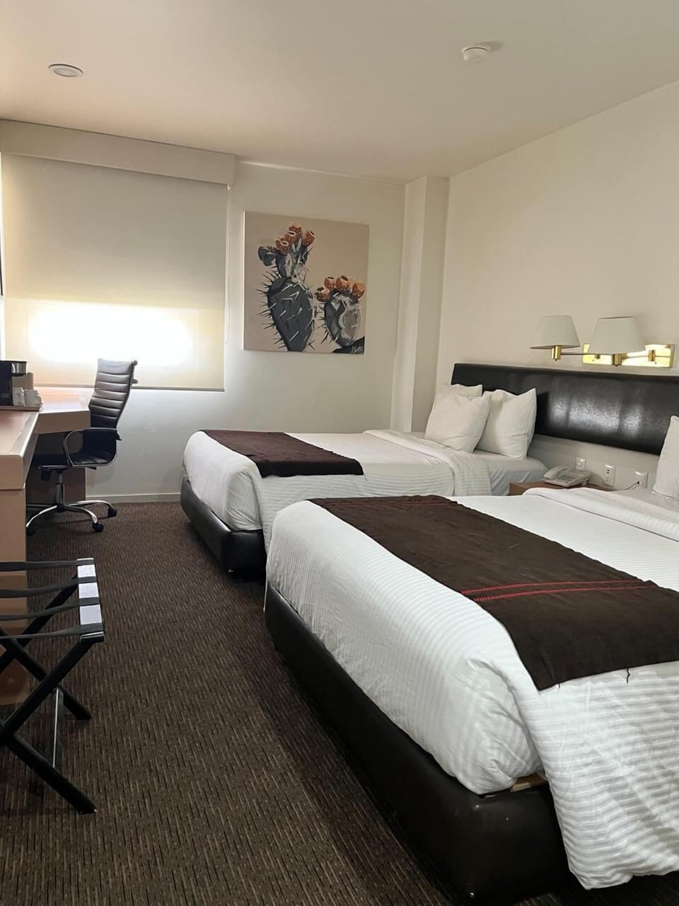 Room, 2 Double Beds (Preferencial) | In-room safe, desk, laptop workspace, iron/ironing board