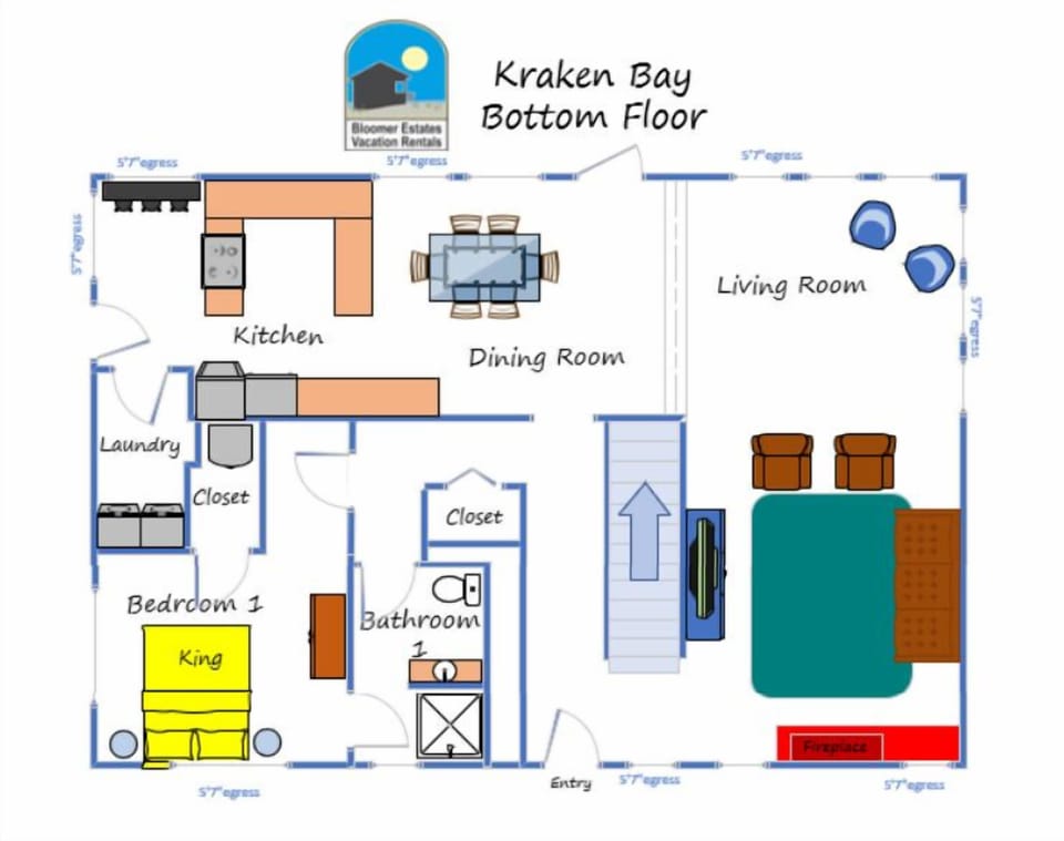 Bottom Floor Plan