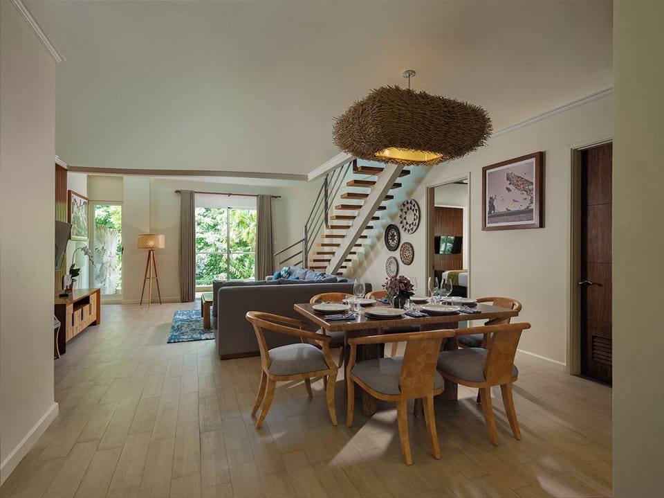 Family Triple Room, 3 Bedrooms | Living area | LED TV, DVD player