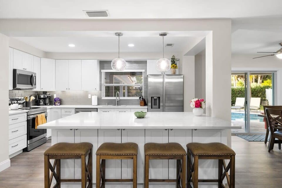 Modern Kitchen with A Keurig BYOC!