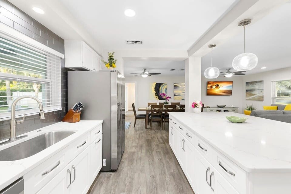 Modern Kitchen with A Keurig BYOC!
