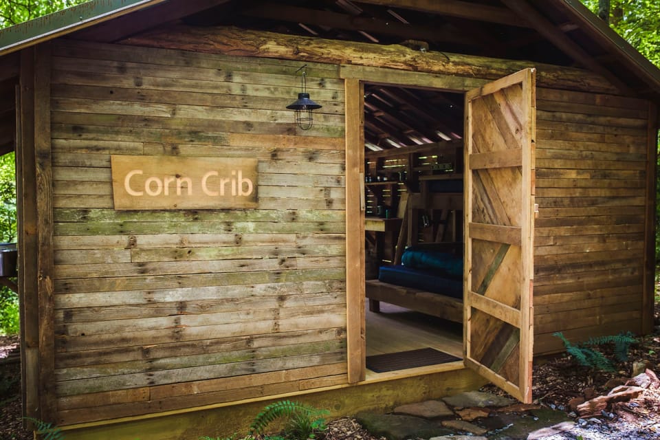 Front door to the Corn Crib