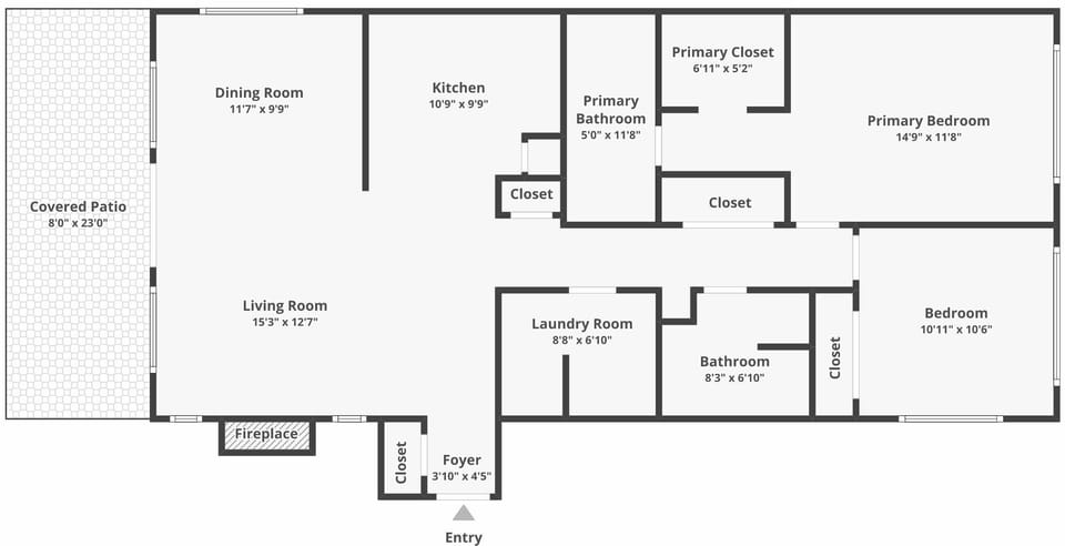 Detailed floor plan showing the complete layout of your vacation rental home with room dimensions and flow.