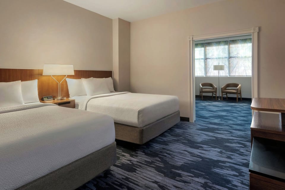 In-room safe, desk, laptop workspace, blackout drapes