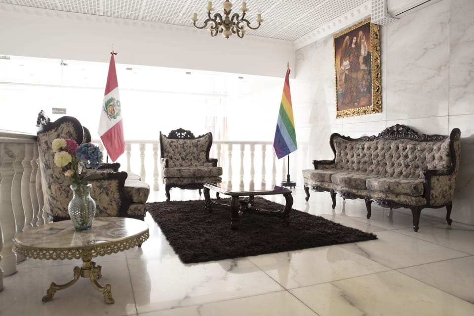 Lobby sitting area