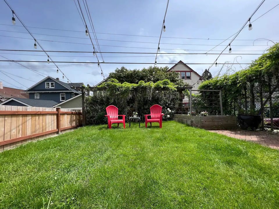 Back Garden with Outdoor Furniture
