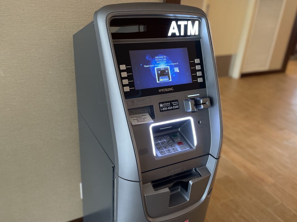 ATM/banking on site