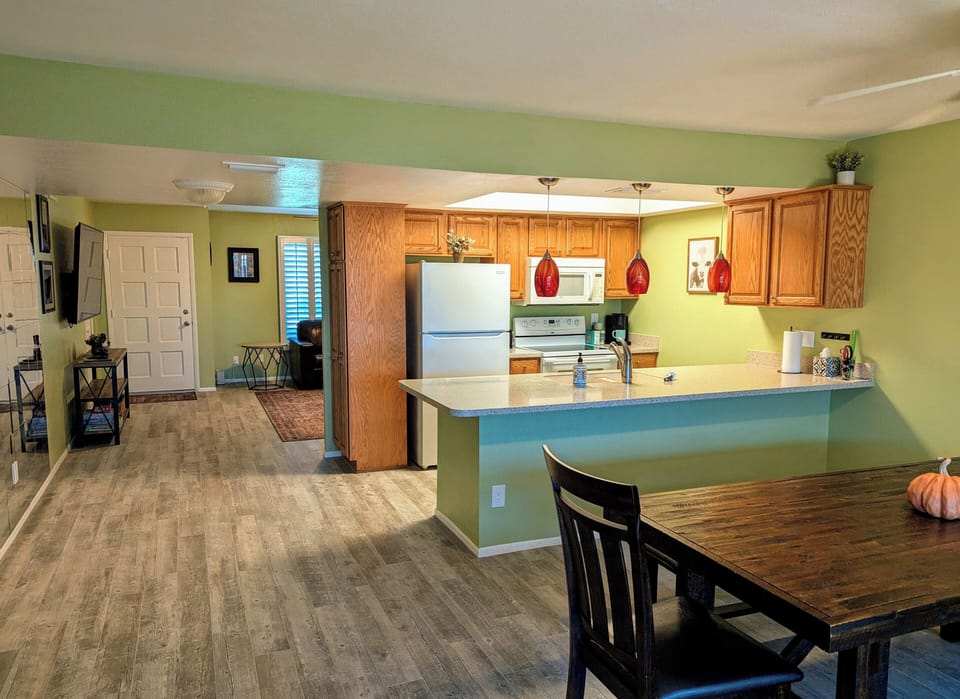 Inside view of the home from the patio arcadia door entrance