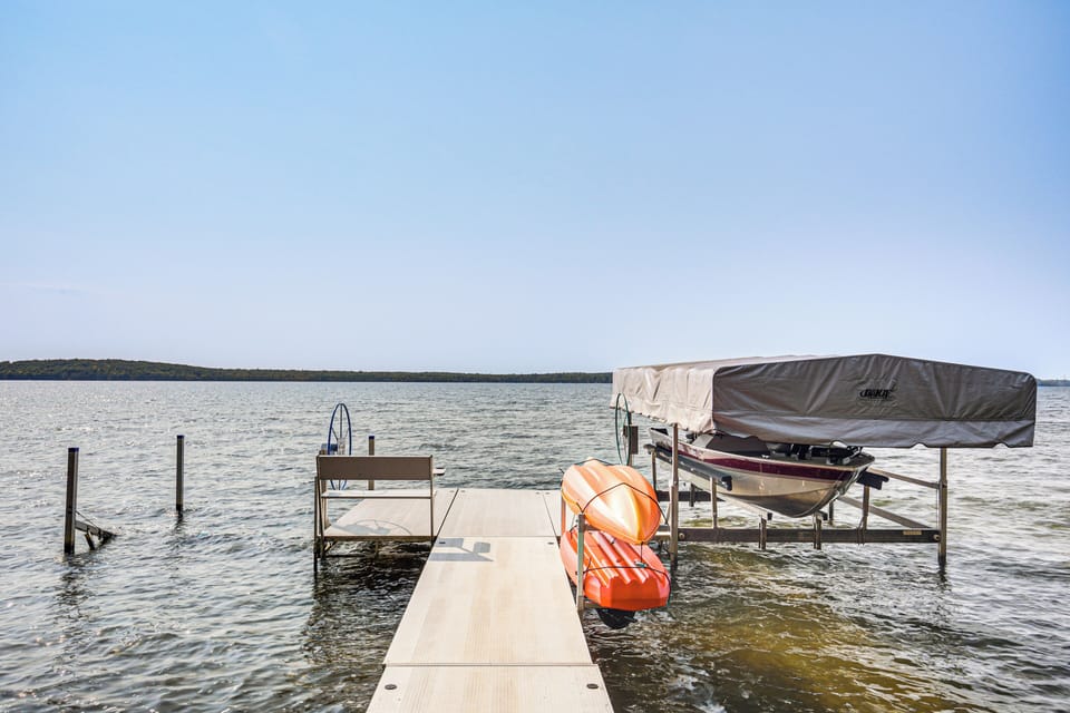 Quiet Lakefront Conover Cabin Near ATV Trails Cottage in Wisconsin