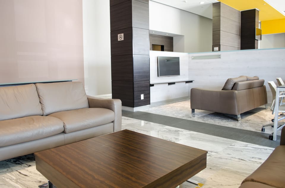 Lobby sitting area