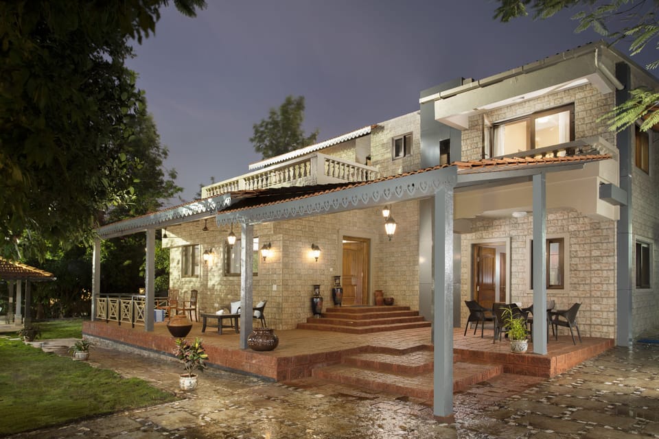 Front of property - evening/night