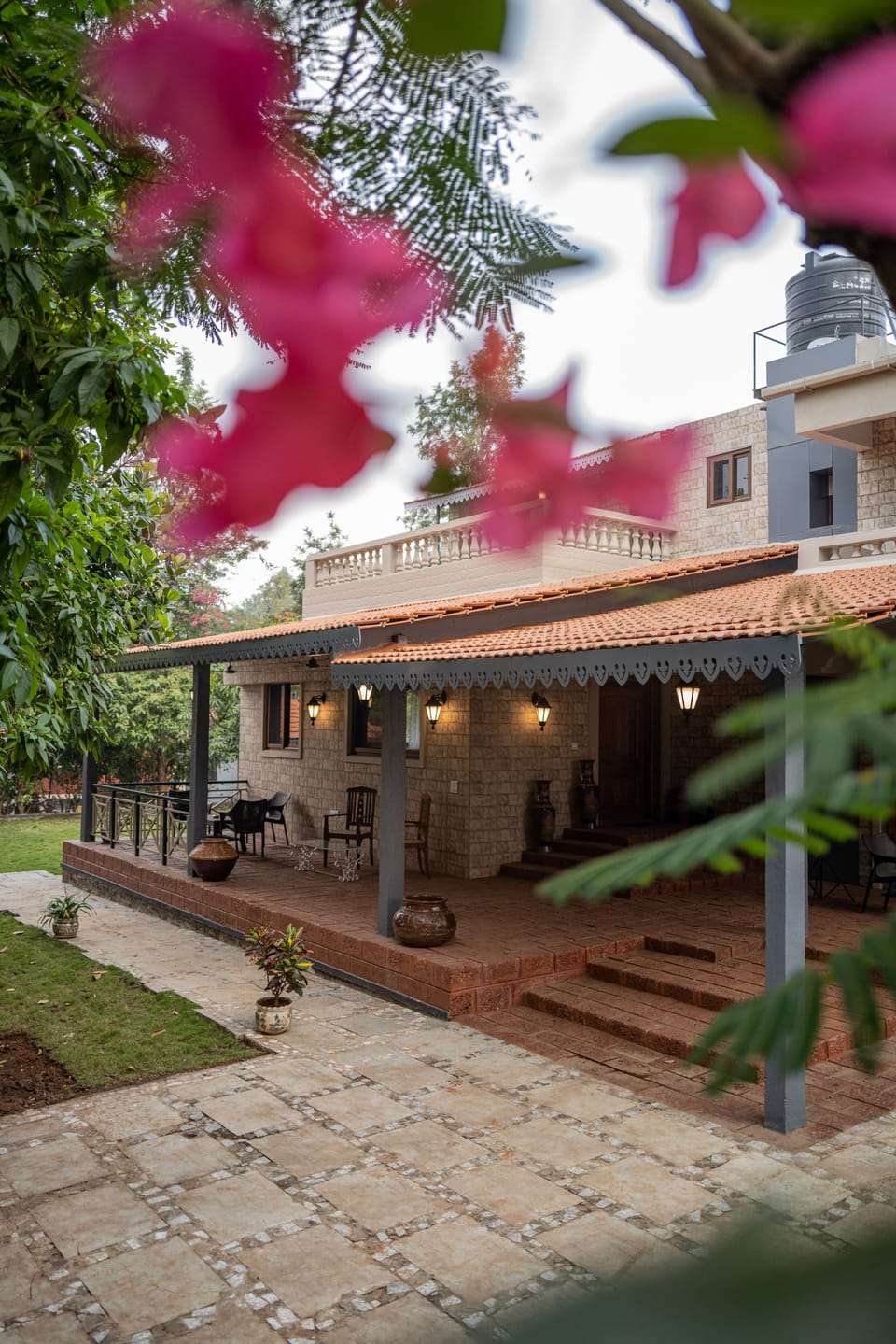 Front of property - evening/night