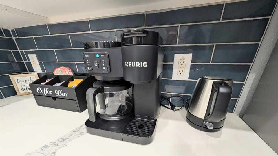 Coffee Station with Keurig & Electric Kettle