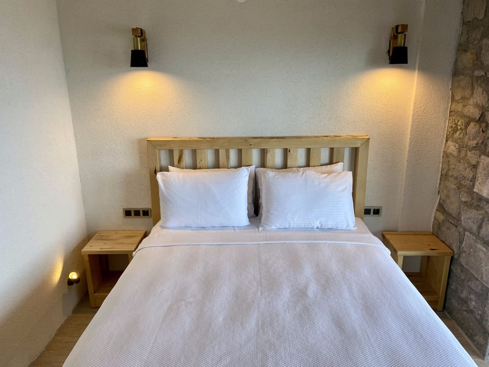 Premium bedding, minibar, desk, laptop workspace