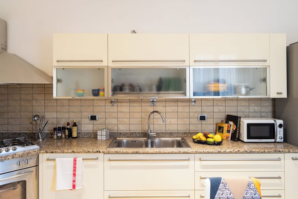 Shared fridge, microwave