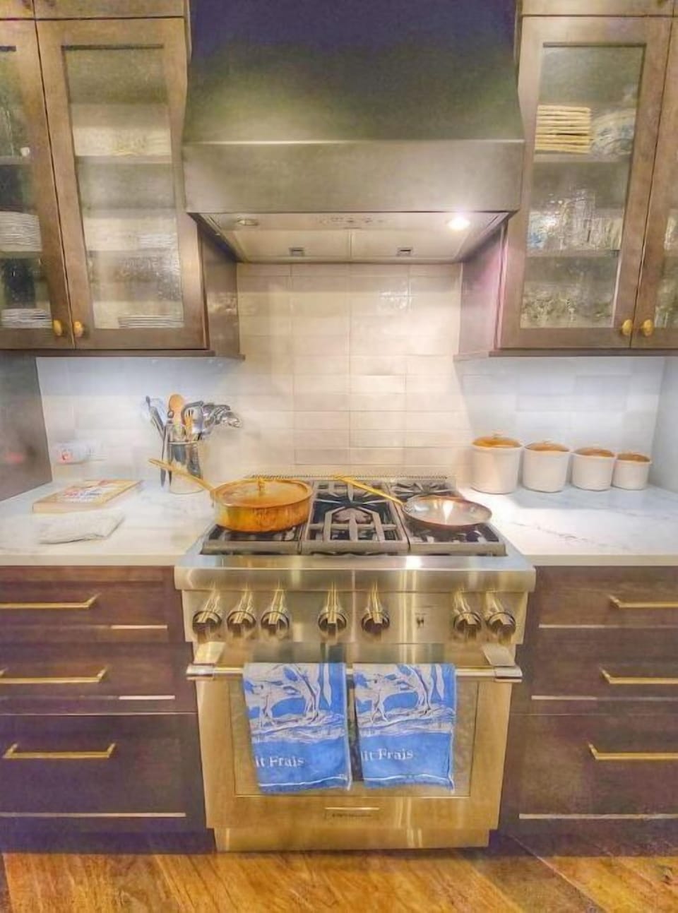 Thermador appliances throughout the home 