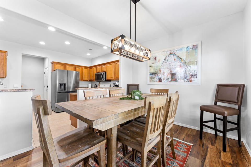 Dining Room seats eight