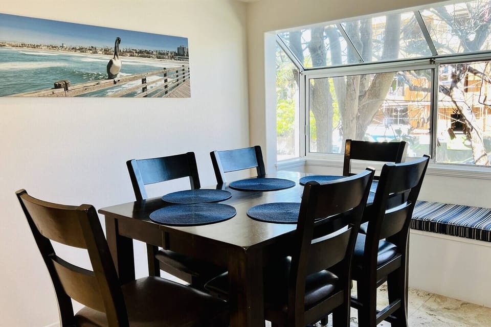 Gorgeous bay windows provide abundant natural light