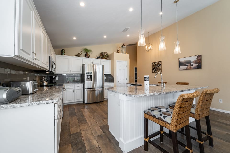 View of kitchen.
