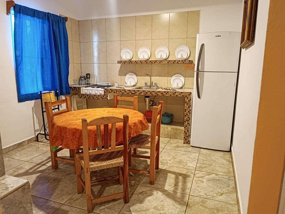 Comfort Quadruple Room, 2 Double Beds, Kitchenette | Private kitchen