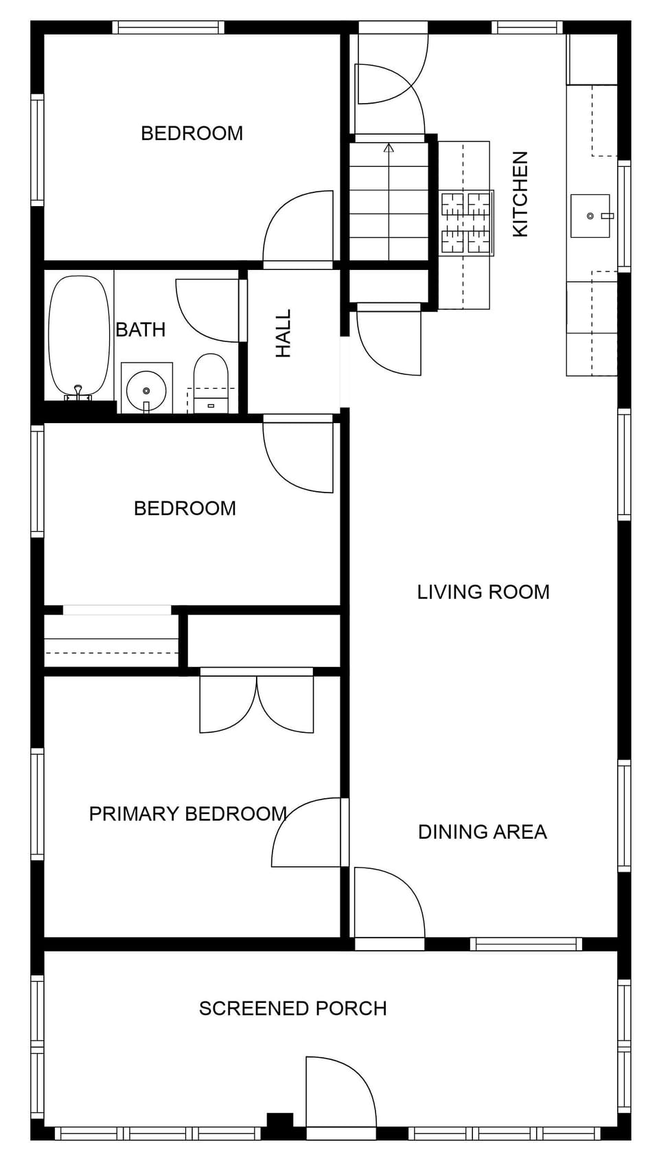 Floor plan for the home