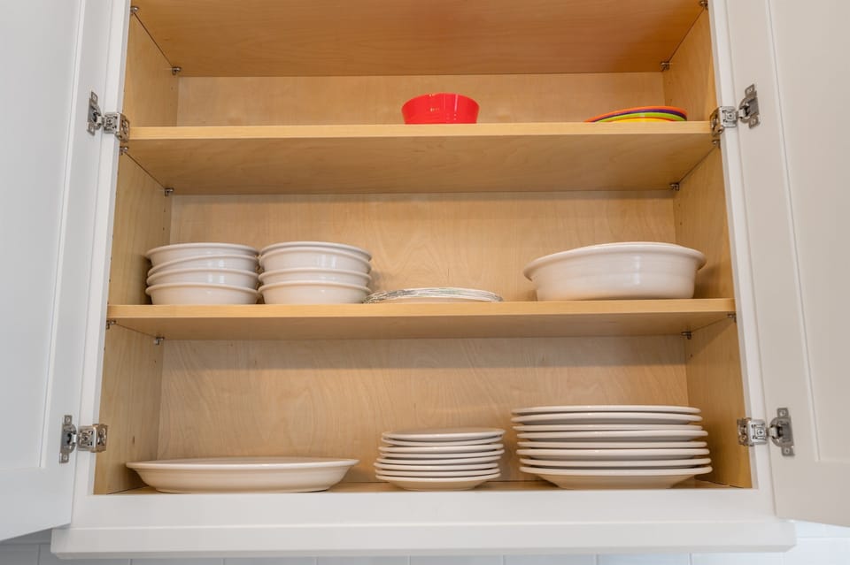 Full set of plates, bowls and kids plates,  bowls and cups too!