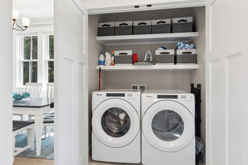 Washer and dryer