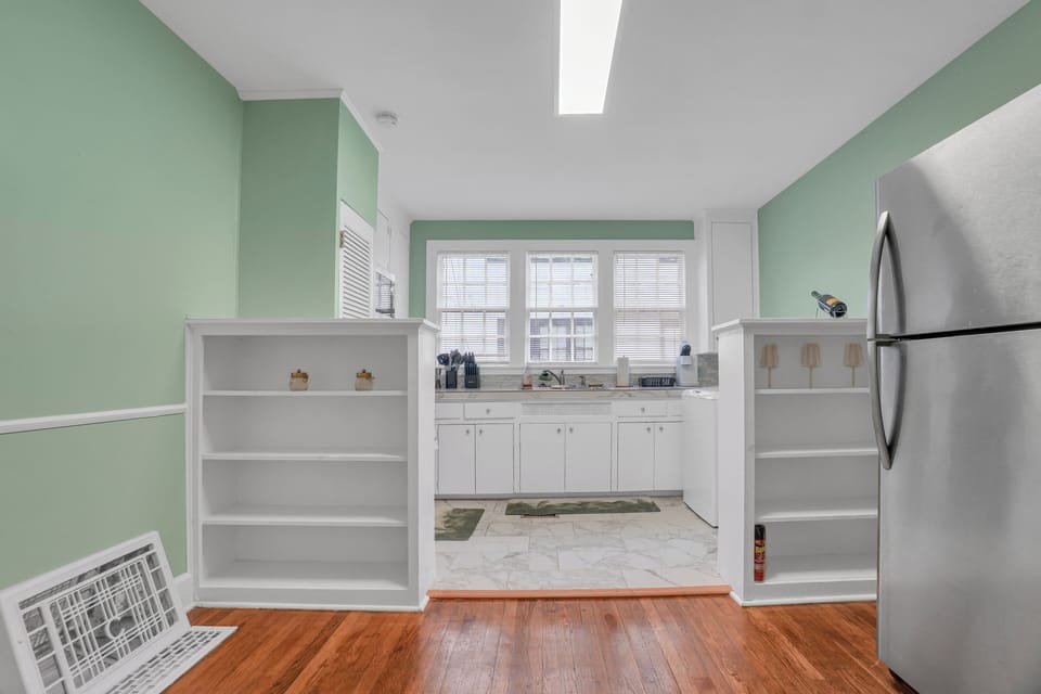 Modern Convenience Meets Culinary Charm in Our Well-Appointed Kitchen.