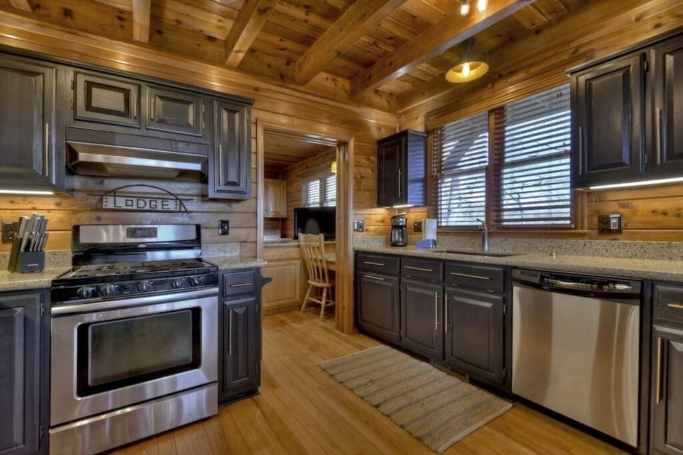 Fully stocked kitchen