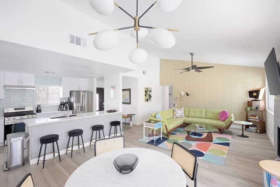 Living Room and Dining Area