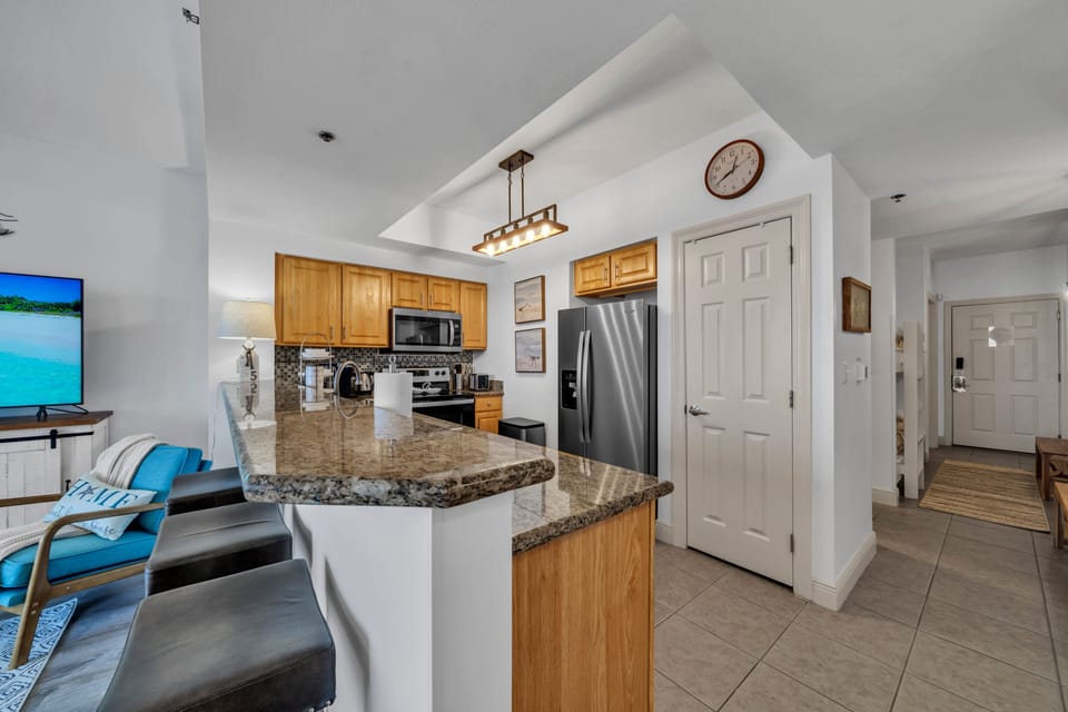 Open Kitchen and Living Room
